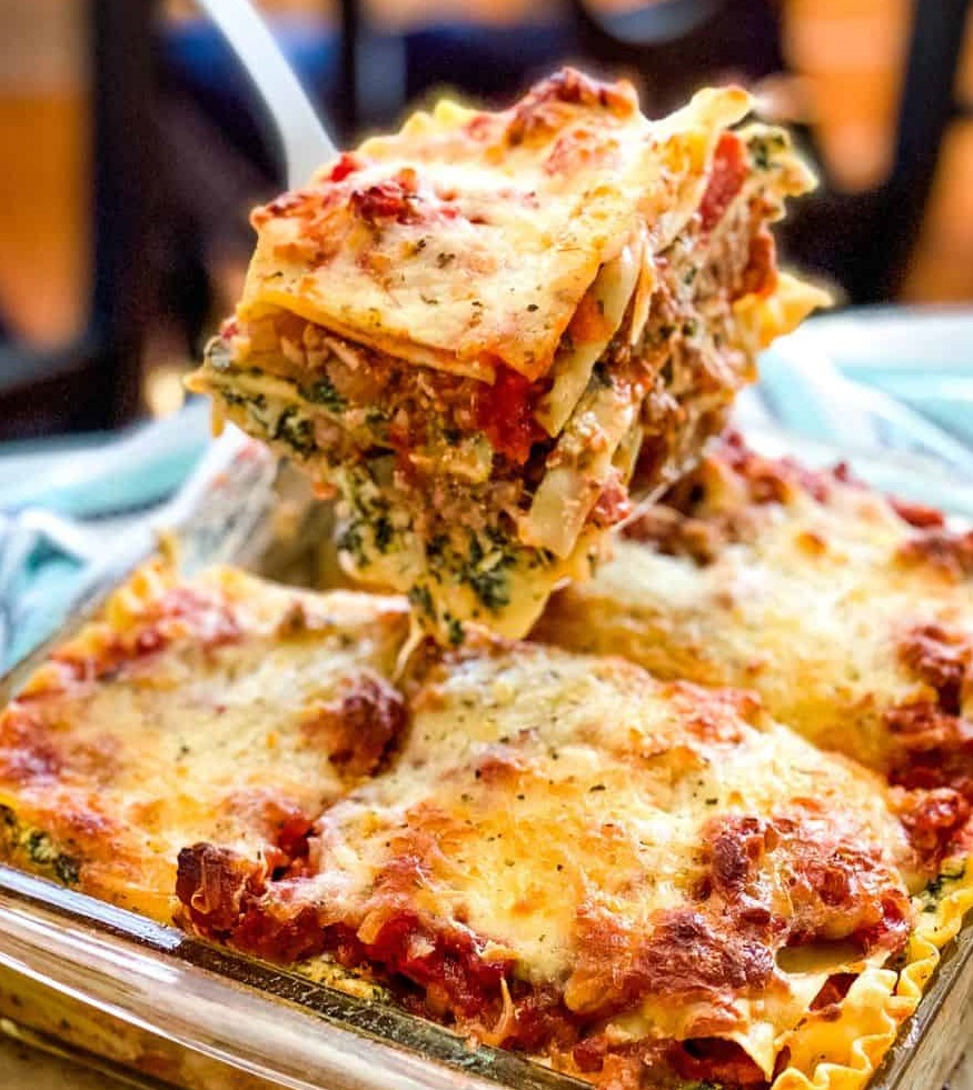 Homemade Spinach and Sausage Lasagna – cooking.foodreli