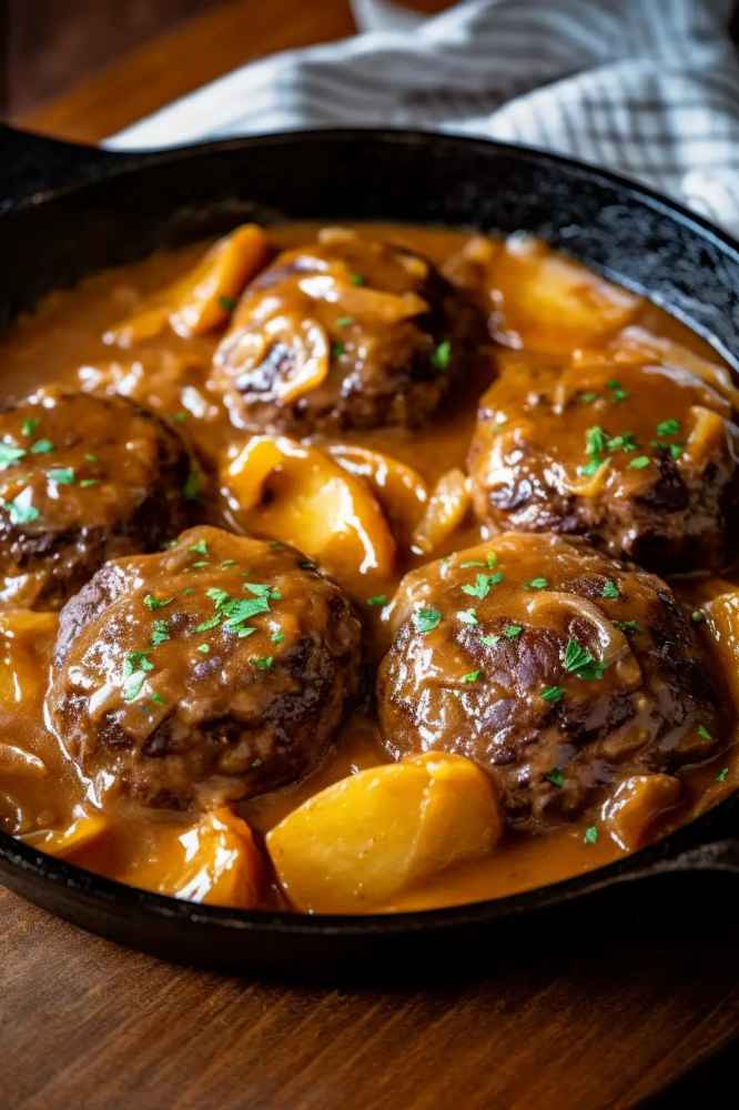 Salisbury Steak and Potato Skillet – cooking.foodreli